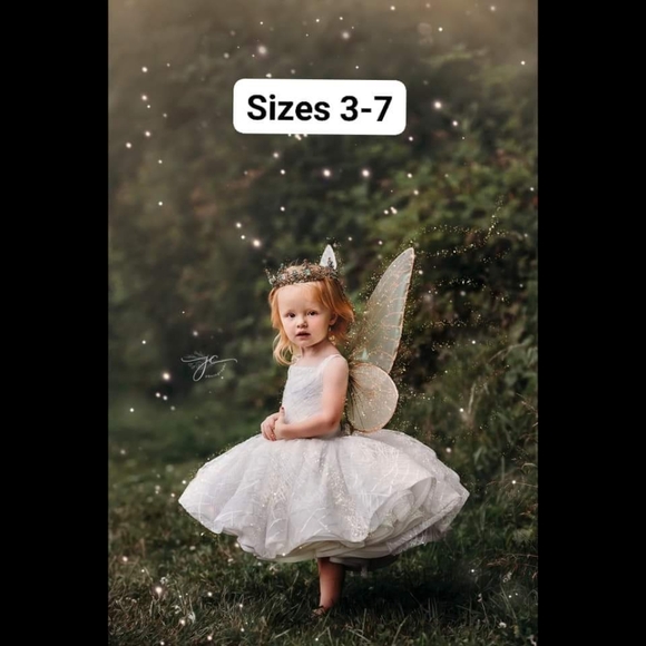 Little Dreamers Tutus sz5 Glitter Winter Princess Dress - Picture 2 of 3